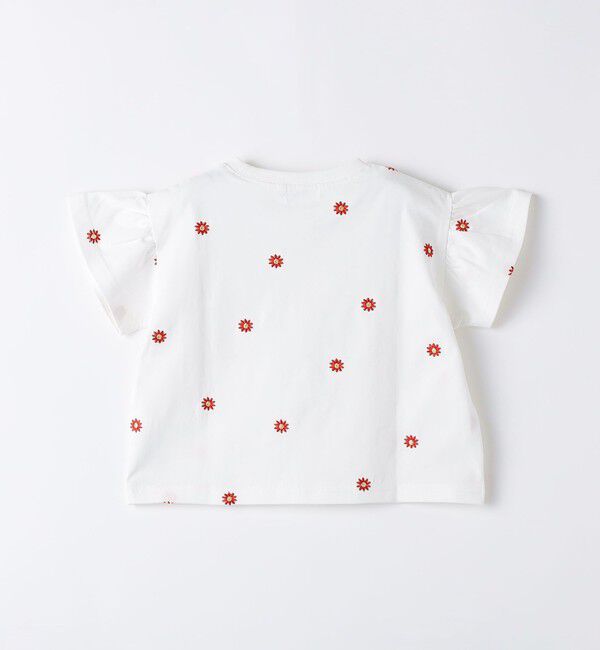 SHIPS Colors 「《一部追加予約》SHIPS Colors:90～140cm / リンク フラワー刺繍 Tシャツ◆」|Tシャツ・カットソー|