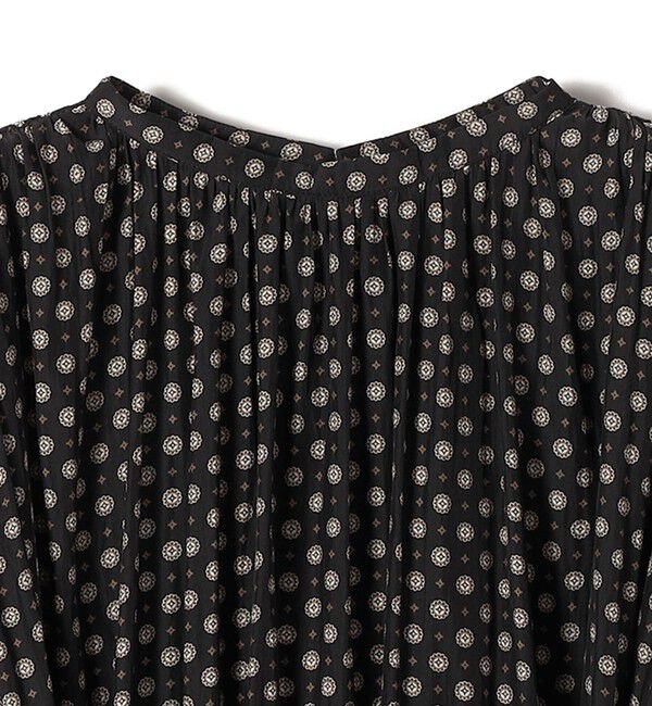 SHIPS for women「《予約》〈手洗い可能〉プリント カッセン ノースリーブ ワンピース」|ワンピース|
