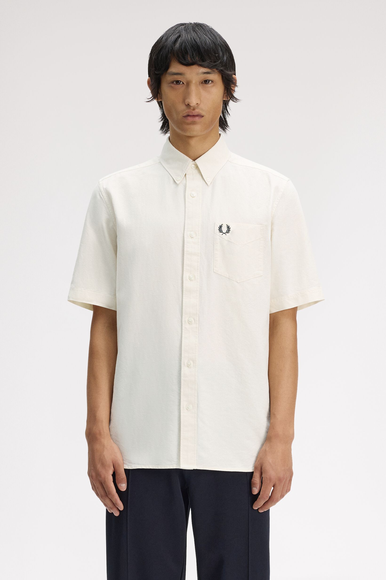 FRED PERRY 「Oxford Short Sleeve Shirt／オックスフォードショートスリーブシャツ」|シャツ・ブラウス|