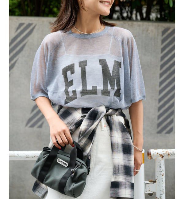 OUTDOOR PRODUCTS Usual Things「シアーニットプリントTEE」|Tシャツ・カットソー|