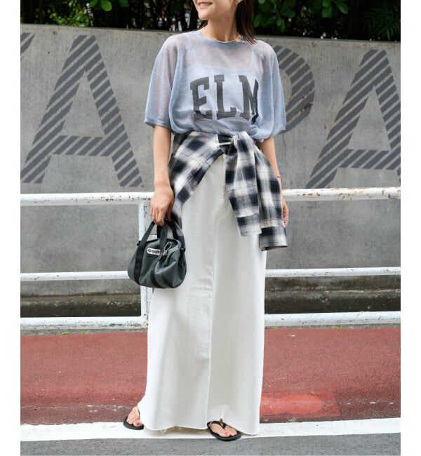 OUTDOOR PRODUCTS Usual Things「シアーニットプリントTEE」|Tシャツ・カットソー|