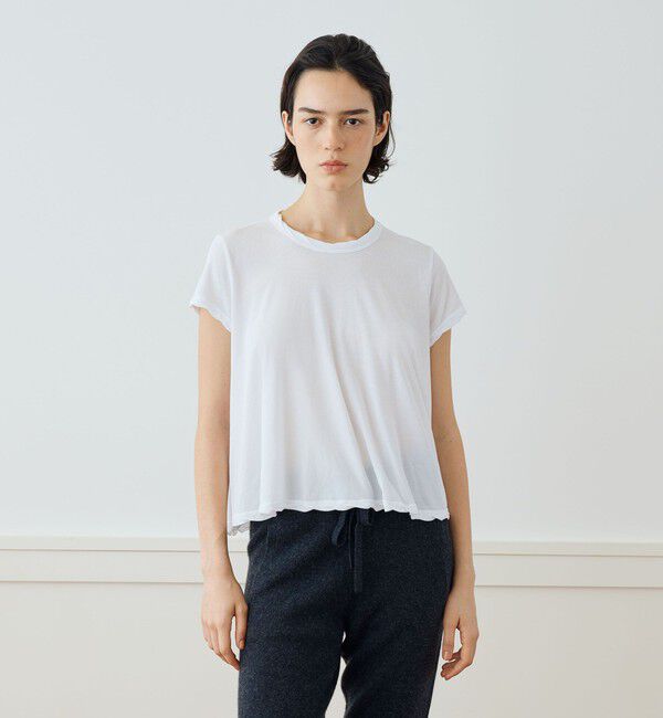 JAMES PERSE「コットンジャージー クルーネックTシャツ WHGF3924」|Tシャツ・カットソー|