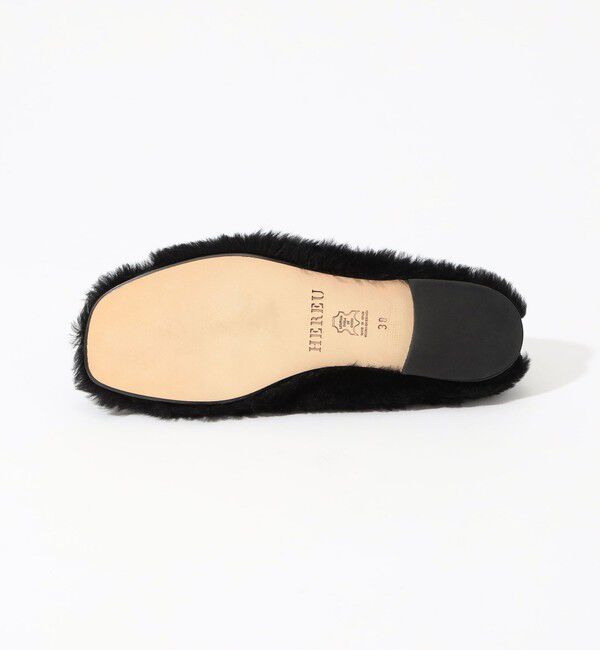 TOMORROWLAND GOODS「HEREU Puntera Shearling ムートンフラットシューズ」|バレエシューズ|