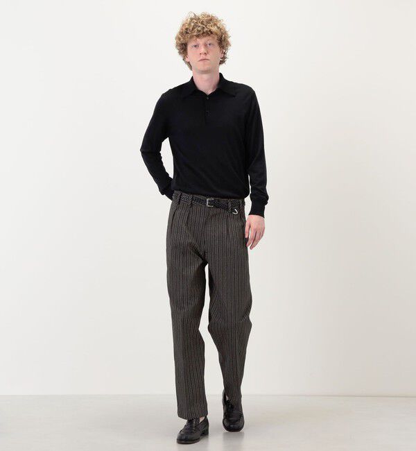 TOMORROWLAND BUYING WEAR「Salvatore Piccolo コットンストライプ 1プリーツスラックス」|スラックス|