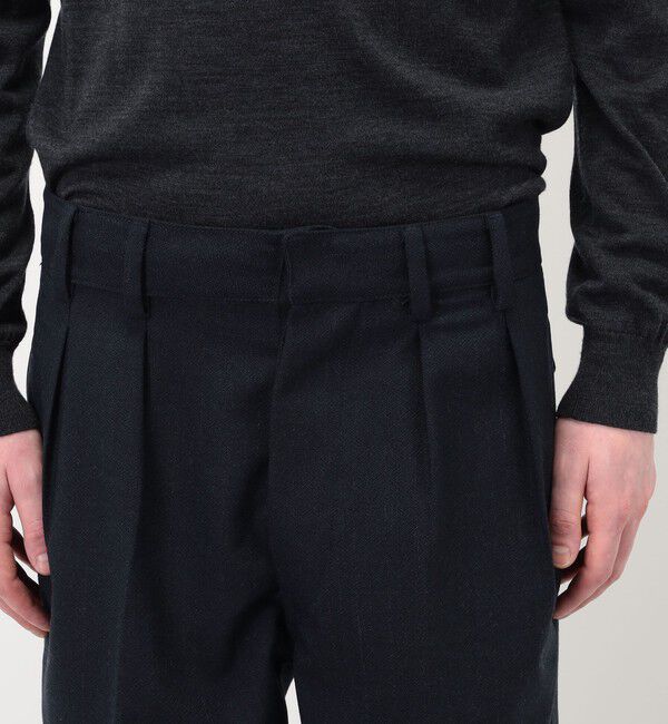 TOMORROWLAND BUYING WEAR「Salvatore Piccolo ウール 1プリーツスラックス」|スラックス|