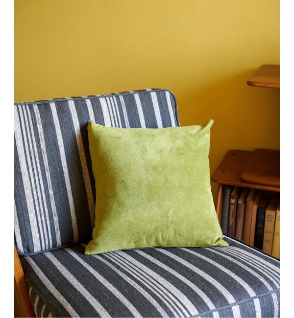 journal standard Furniture「SUEDE LEATHER CUSHION　クッションカバー」|クッション・クッションカバー|グリーン