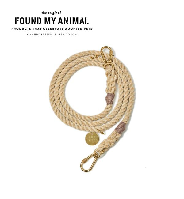 journal standard Furniture「【FOUND MY ANIMAL】ROPE LEASH 7FT　犬用 リード」|ステーショナリー|ベージュ