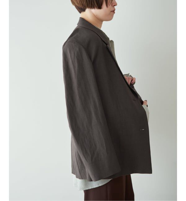 Plage「sandy linen 混 ジャケット」|テーラードジャケット|