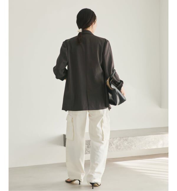 Plage「sandy linen 混 ジャケット」|テーラードジャケット|