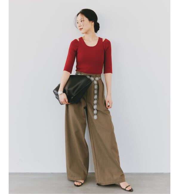 Plage「layered rib ニットタンク」|タンクトップ|