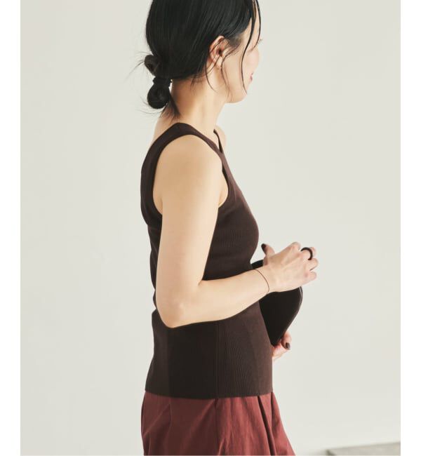 Plage「layered rib ニットタンク」|タンクトップ|