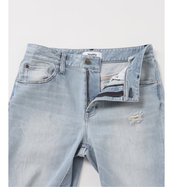 Plage「《予約》Healthy denim / ヘルシーデニム 別注 FLARE CRUSHED デニムパンツ」|デニム|
