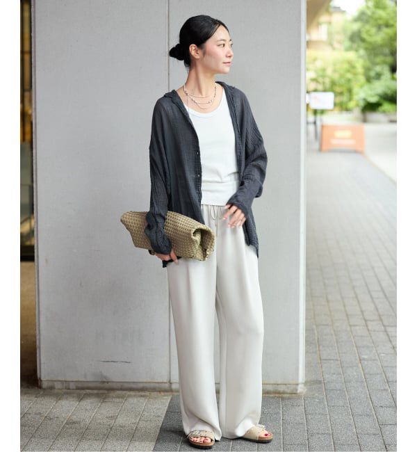 IENA「LES ATELIERS FRANCAIS DE CONFECTION Blouse Desert PE26BLDESERTGDC」|シャツ・ブラウス|