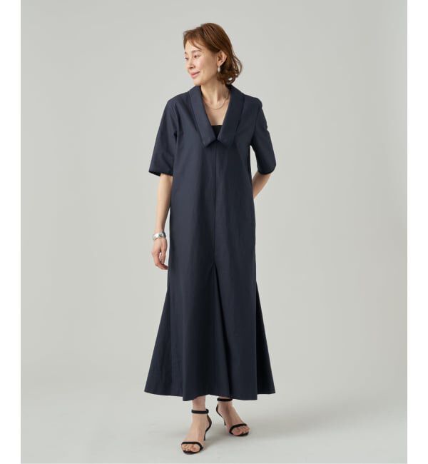 VERMEIL par iena「Cotton Linen Flare Dress」|ワンピース|