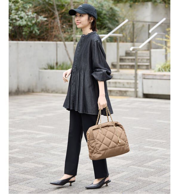 SLOBE IENA「《追加》OUTDOOR/アウトドア SLOBE別注 キルティング2WAYショルダーバッグ」|ショルダー・メッセンジャー|