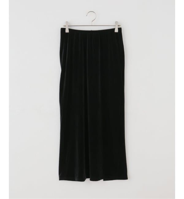 IENA LA BOUCLE「simone wild シモーネ ワイルド VELVET LOW-WAIST ロングスカート」|スカート|