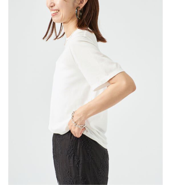 VERMEIL par iena「《予約》キュプラコットンTシャツ」|Tシャツ・カットソー|