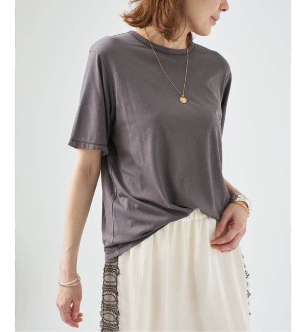 VERMEIL par iena「《予約》キュプラコットンTシャツ」|Tシャツ・カットソー|