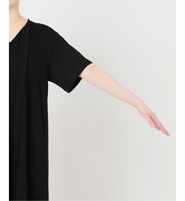 VERMEIL par iena「Tie-Neck Jersey Dress」|ワンピース|