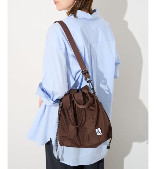 SLOBE IENA「《追加2予約》DRIFTER/ドリフター HANDLE BUCKET TOTE」|ショルダー・メッセンジャー|ブラウン A