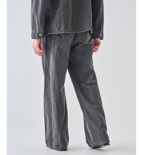EDIFICE「SEYA.(セヤ) 別注 GROUND PANTS LINEN DENIM」|デニム|