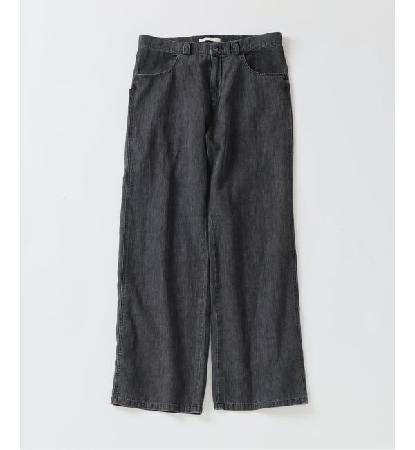EDIFICE「SEYA.(セヤ) 別注 GROUND PANTS LINEN DENIM」|デニム|