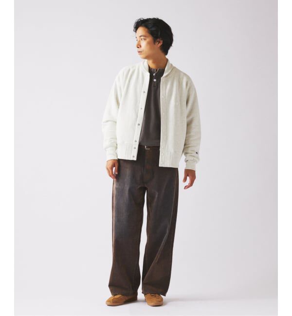 JOURNAL STANDARD relume「フロッキー プリント ワイド デニム 5ポケット」|デニム|