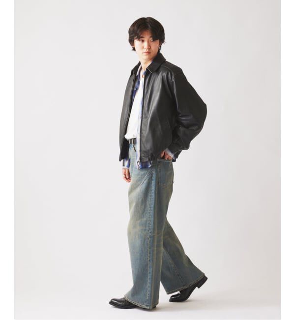 JOURNAL STANDARD relume「スモーキーデニム スーパーワイド エンジニアド パンツ」|デニム|