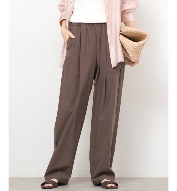 JOURNAL STANDARD relume「リネンミックスリラックスカーブパンツ」|その他|
