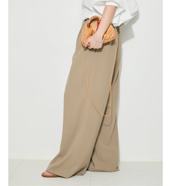 journal standard L'essage「ウォッシャブル TTツイル ラップパンツ」|その他|