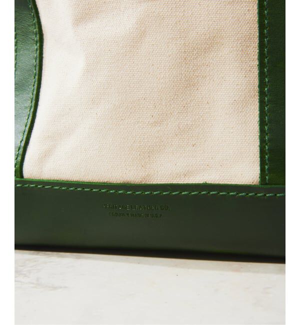 JOURNAL STANDARD「HERITAGE LEATHER / ヘリテージレザー 別注 キャンバス レザー トート S」|トートバッグ|
