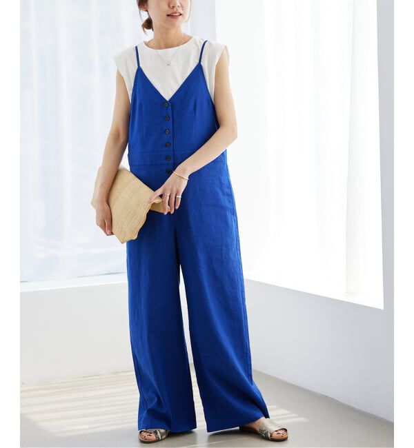 JOURNAL STANDARD relume「《WEB限定追加予約2 / 2枚セット》手洗い可 / タンクトップ付きキャミサロペット」|オールインワン|