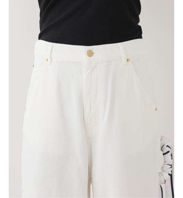 journal standard L'essage「DARKPARK/ダークパーク LISA - SCARF ADORNED LOOSE FIT パンツ」|デニム|