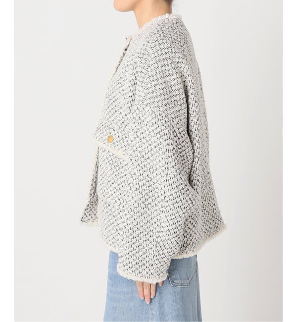 journal standard L'essage「《追加予約》GIOLICA ツイード D/Sジャケット」|ノーカラージャケット|