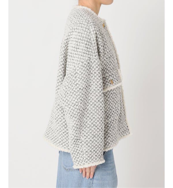 journal standard L'essage「《追加予約》GIOLICA ツイード D/Sジャケット」|ノーカラージャケット|