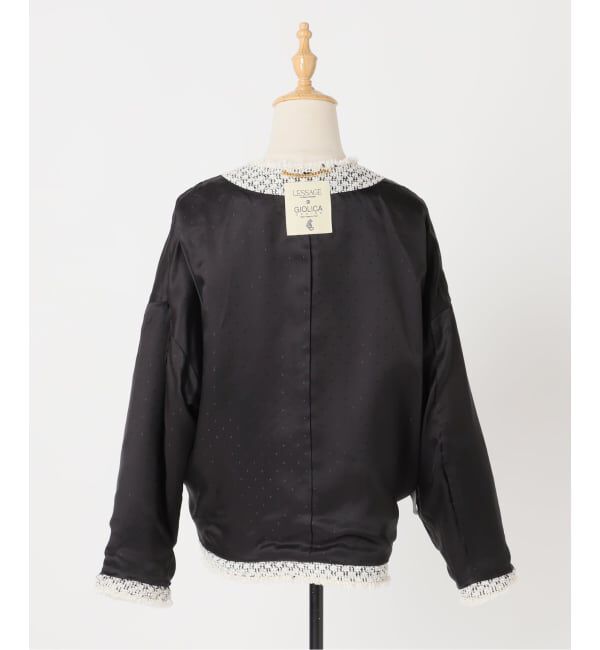 journal standard L'essage「《追加予約》GIOLICA ツイード D/Sジャケット」|ノーカラージャケット|
