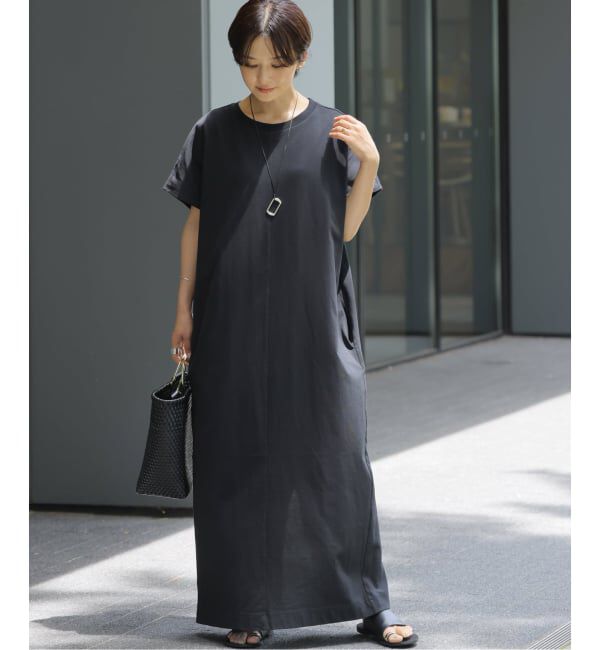 JOURNAL STANDARD relume「《WEB限定追加予約 / 新色》ドルマンスリーブカットソーワンピース」|ワンピース|ブラック