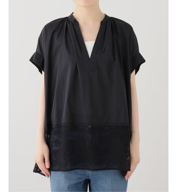 JOURNAL STANDARD relume「ローンレース切り替えブラウス」|シャツ・ブラウス|