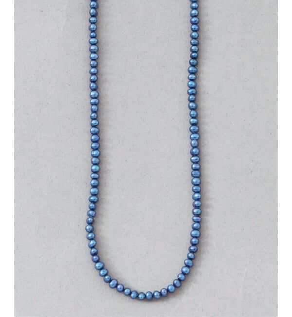 Lilas by Spick&Span「インディゴパール3mm60cmネックレス K10」|ネックレス|