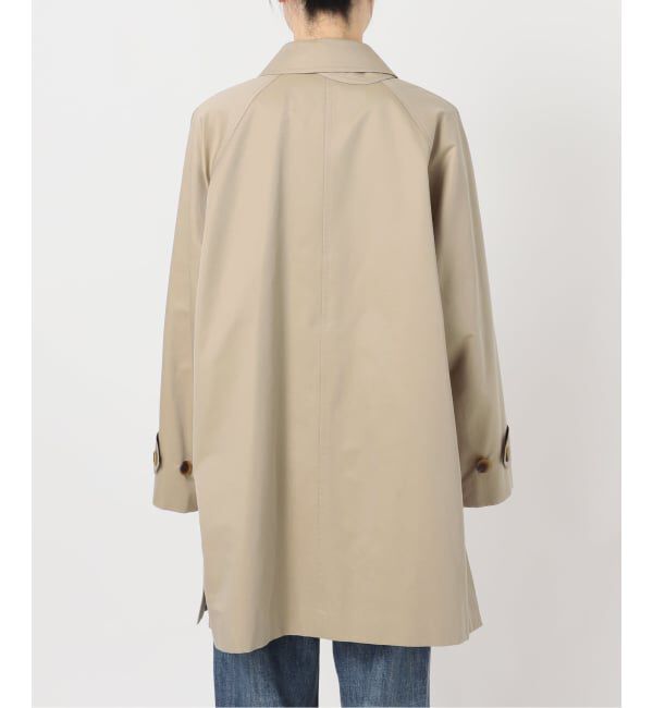 Spick and Span「T/Cギャバステンカラーハーフコート」|ステンカラーコート|