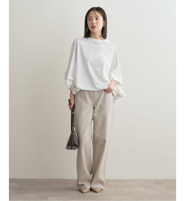 NOBLE「COG THE BIGSMOKE/コグザビッグスモーク NARIAH TUCKED SLEEVE TOP」|Tシャツ・カットソー|