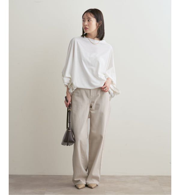 NOBLE「COG THE BIGSMOKE/コグザビッグスモーク NARIAH TUCKED SLEEVE TOP」|Tシャツ・カットソー|