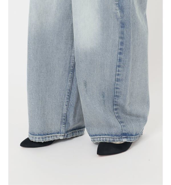 Spick and Span「《WEB限定 / 追加2》5 1/2 TUCKBARREL DENIM」|デニム|