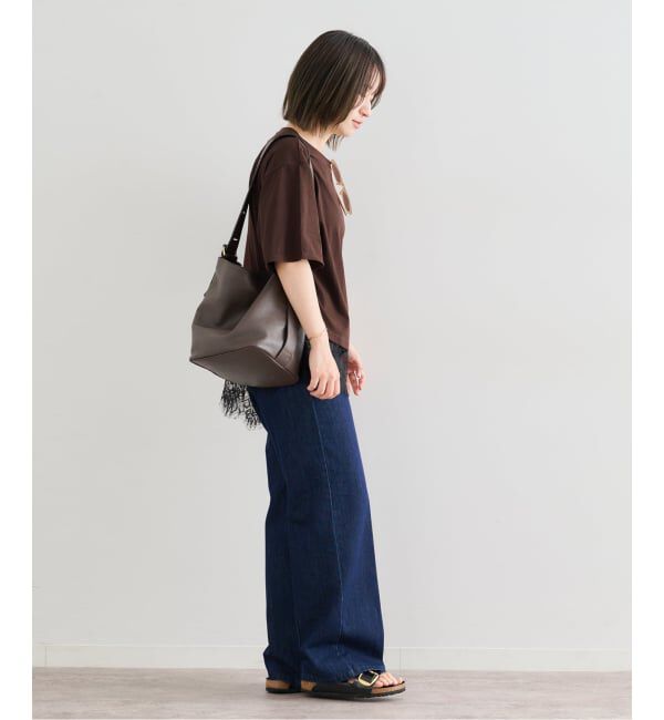 U by SPICK&SPAN「《追加予約》ハーフスリーブレースTEE」|Tシャツ・カットソー|