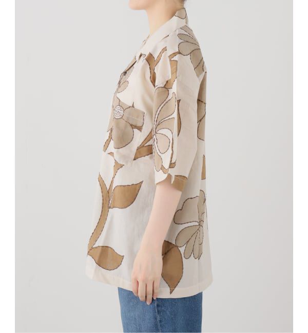 FRAMeWORK「KARDO ROHITフラワーハンドペイントshirt」|シャツ・ブラウス|