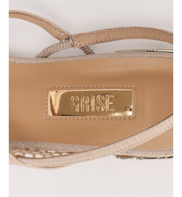 GRISE「《WEB+一部店舗限定》GRISEネットストラップスリングバック」|その他|