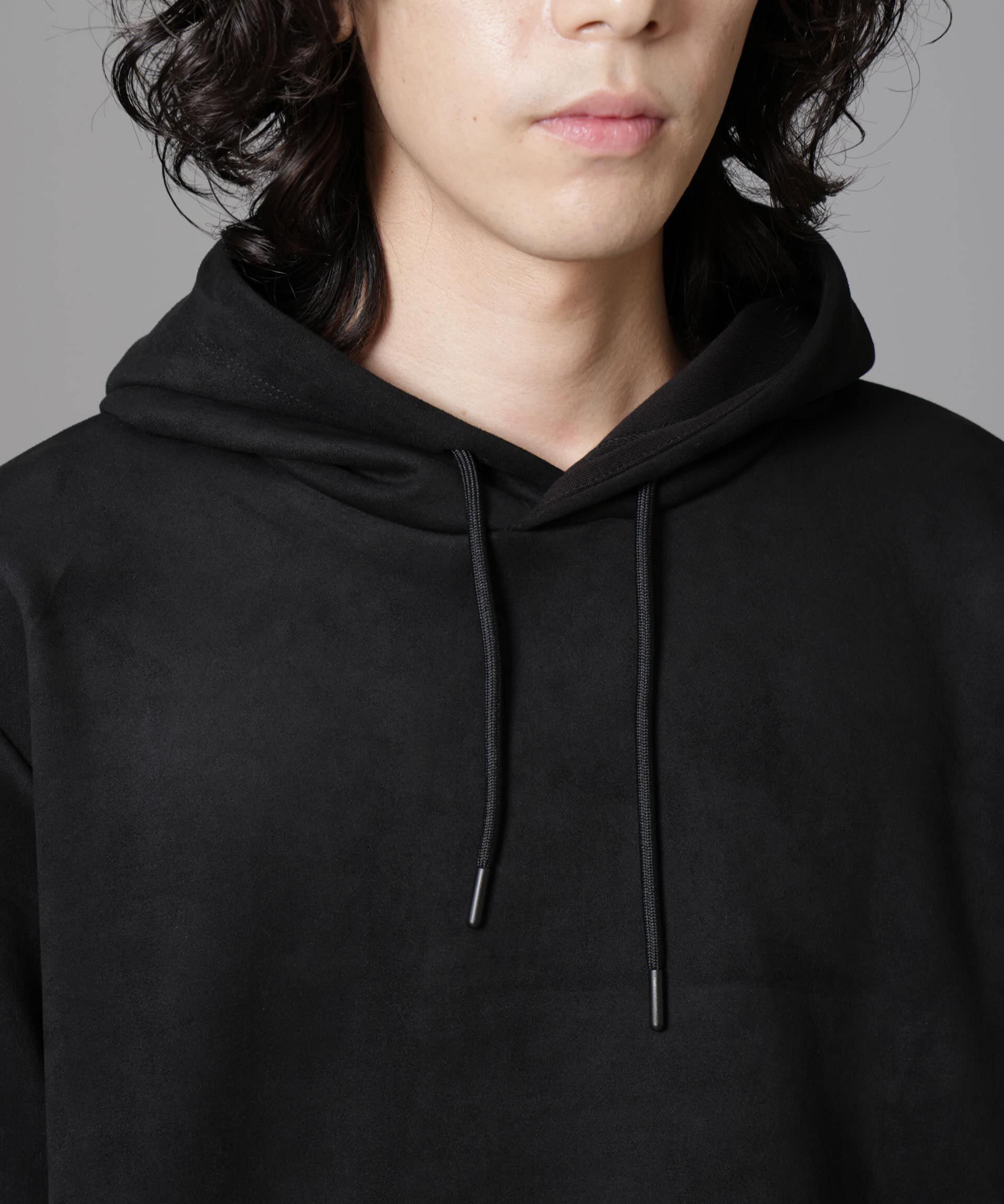 nano･universe「フェイクスエードフーディー 長袖」|Tシャツ・カットソー|