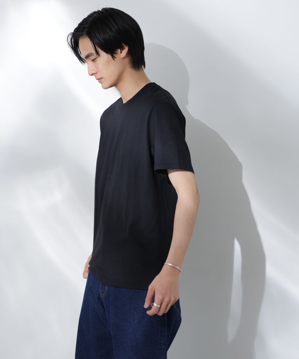 nano･universe「Anti Soaked(R) 汗染み防止 クルーネック レギュラーシルエットTシャツ」|Tシャツ・カットソー|