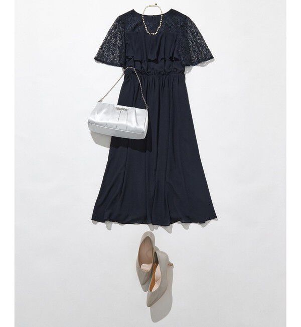 ANY SIS「【Lily Calin】ラッフルディテール ドレス」|ドレス|