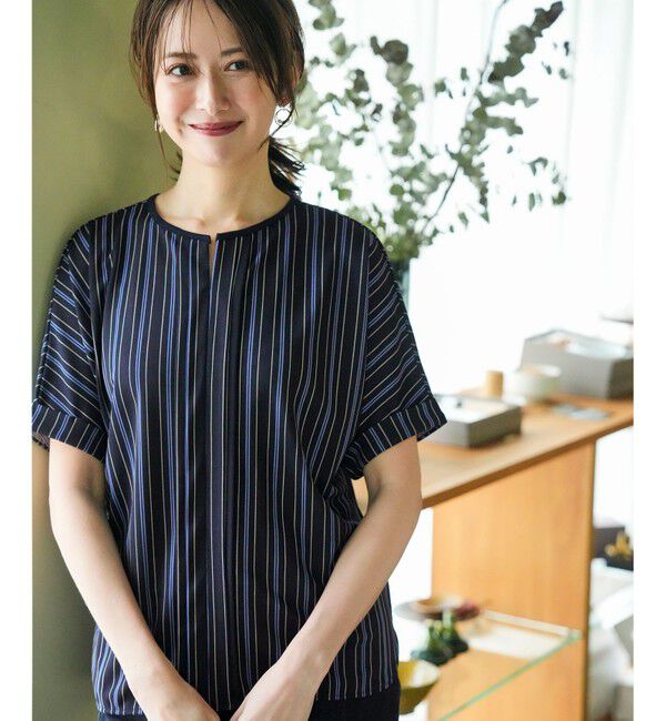 ANY SIS「ジョーゼットフロントタック プルオーバー」|Tシャツ・カットソー|